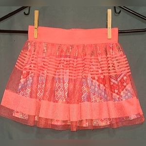 EUC - Girl's Size XS (4-5) Faded Glory Layered Skort/Skirt